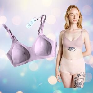 *NEW*| Understance Wireless Demi T-Shirt Bra Mauve 34 A/B/C